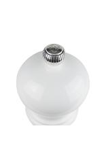 Paris White Lacquer Salt Mill