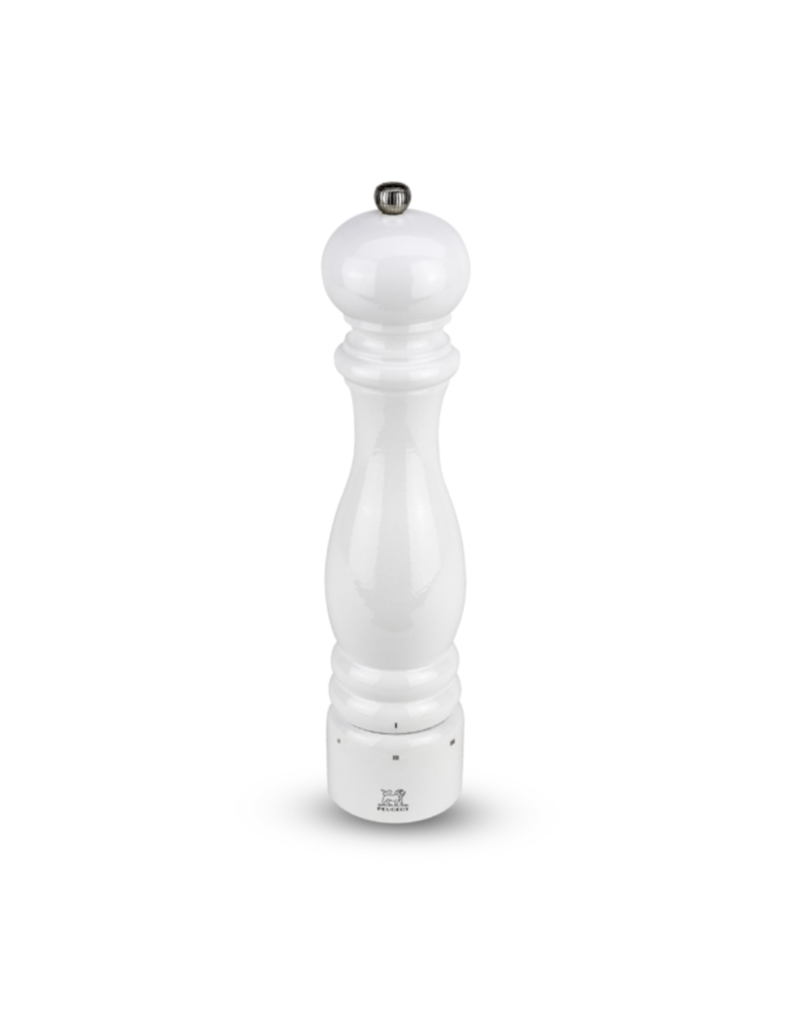 Paris White Lacquer Salt Mill