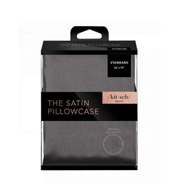 Satin Pillowcase, Charcoal - Standard