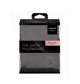 Satin Pillowcase, Charcoal - Standard