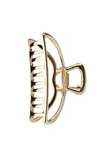 Open Shape Claw Clip - Gold