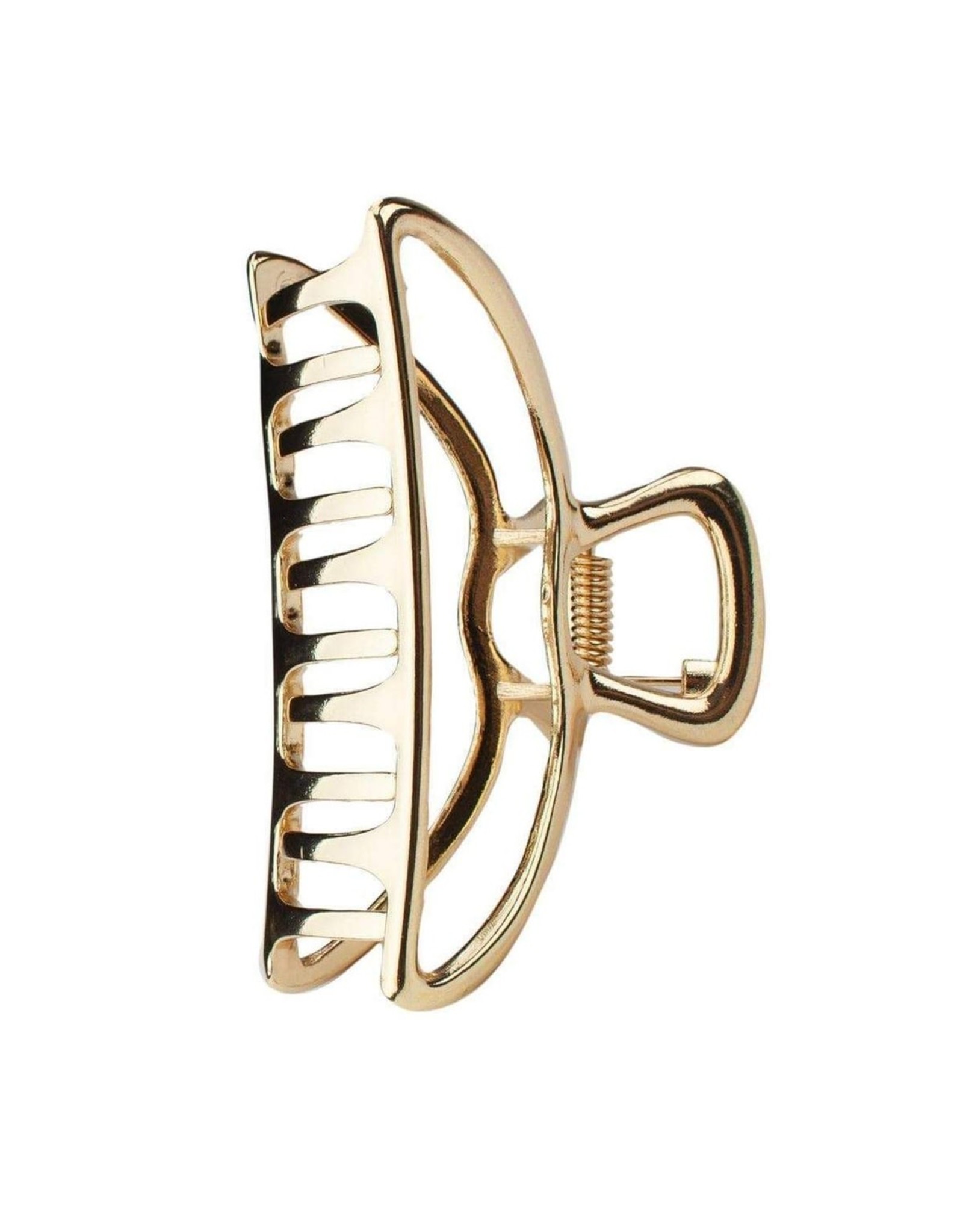 Open Shape Claw Clip - Gold