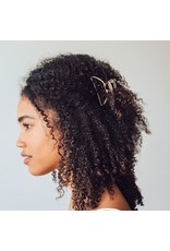 Open Shape Claw Clip - Gold