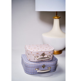 Mini Suitcase - Tiger & Grid, S/2