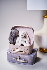 Mini Suitcase - Tiger & Grid, S/2