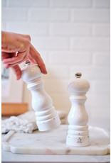 Paris White Lacquer Salt Mill