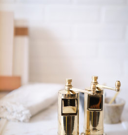 5" Chef's Mate Brass Pepper Mill