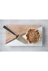 Marble & Mango Wood Board w/ Brass Feet