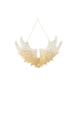 Glittered Wings Ornaments