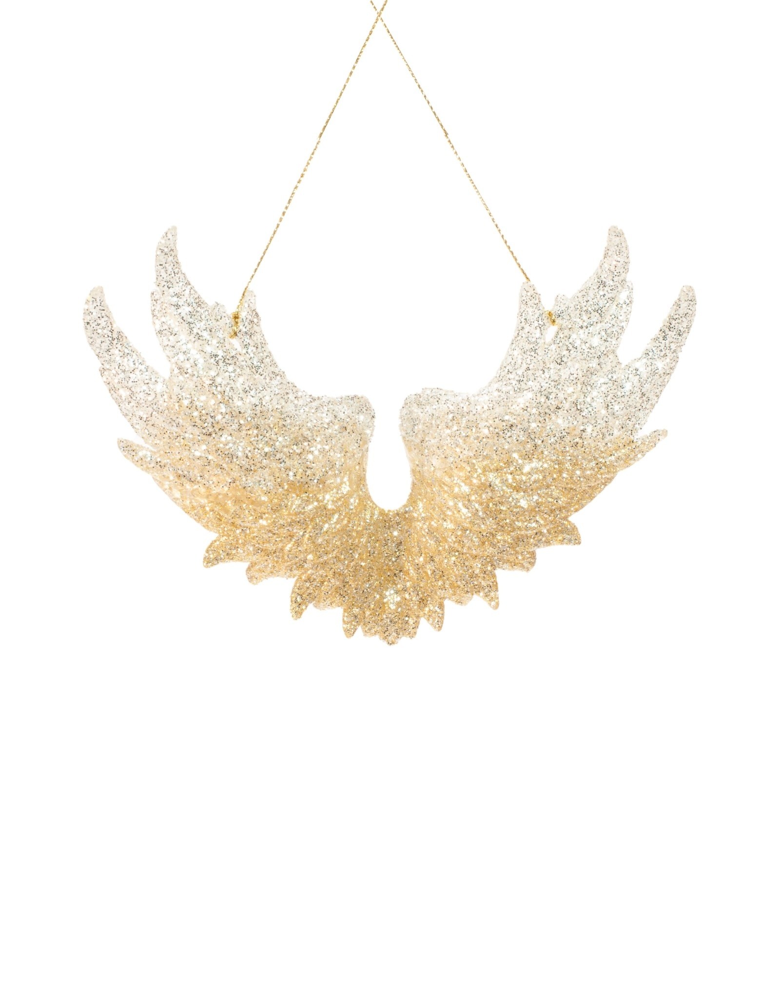 Glittered Wings Ornaments
