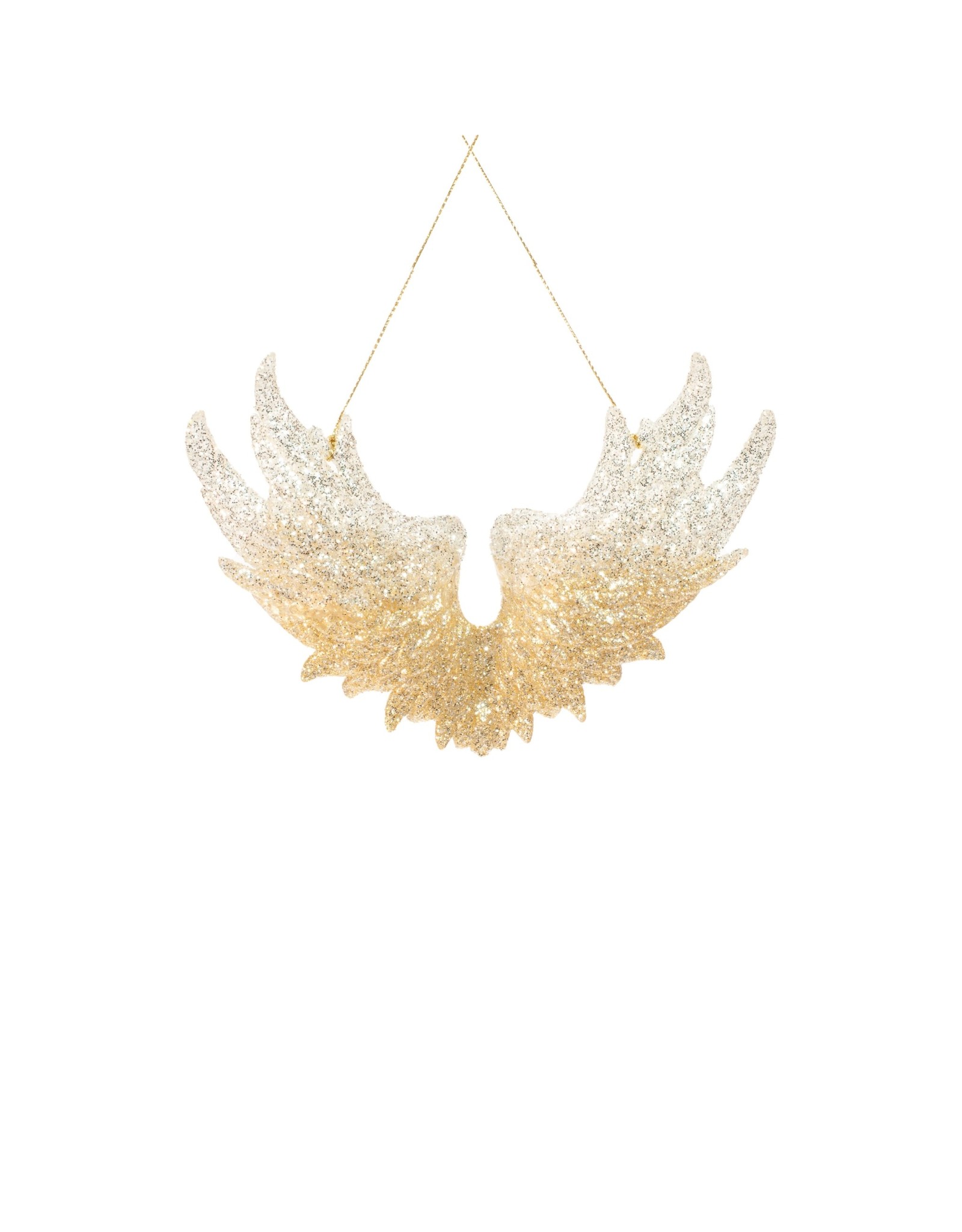 Glittered Wings Ornaments
