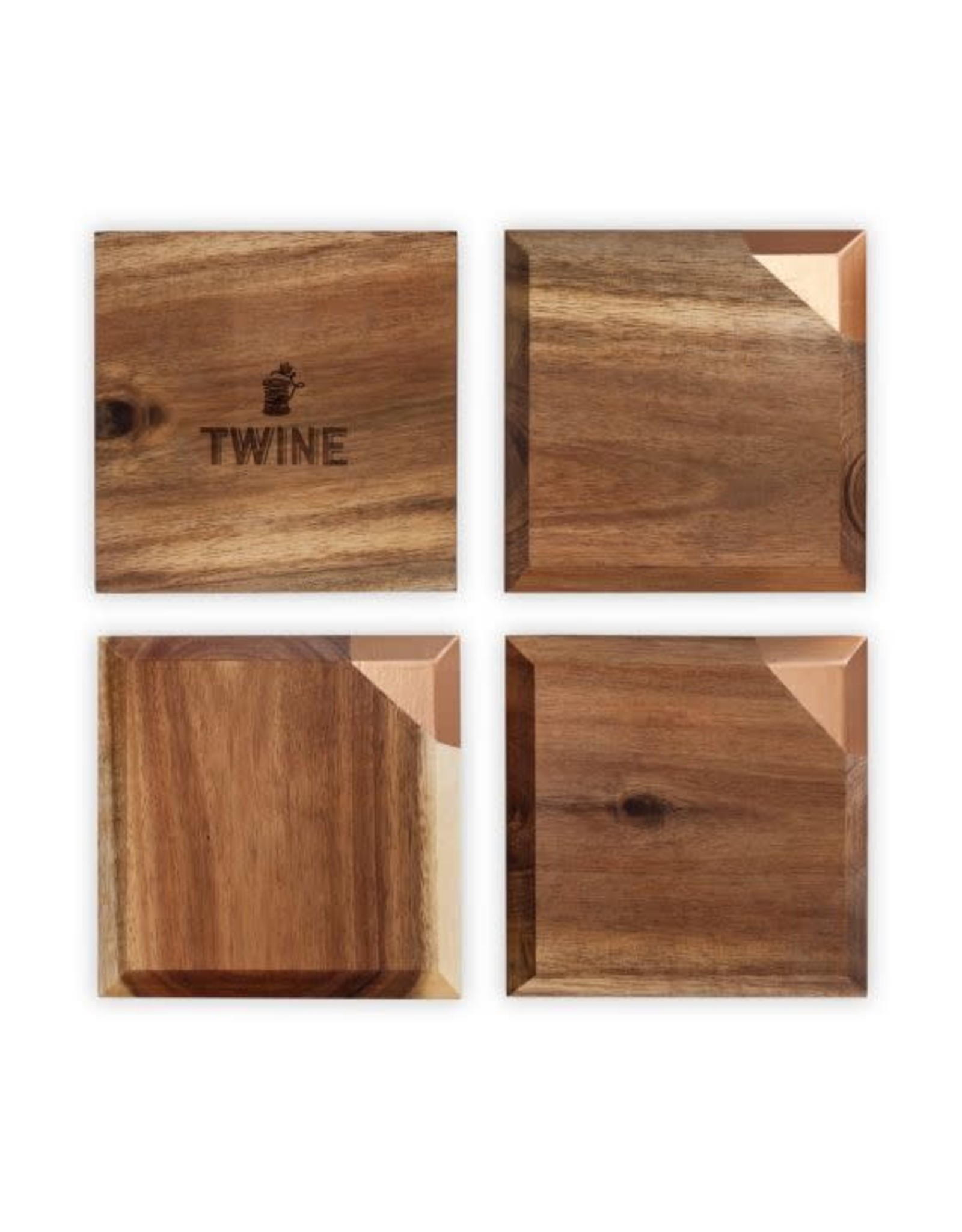 Metallic Dipped Coaster Set