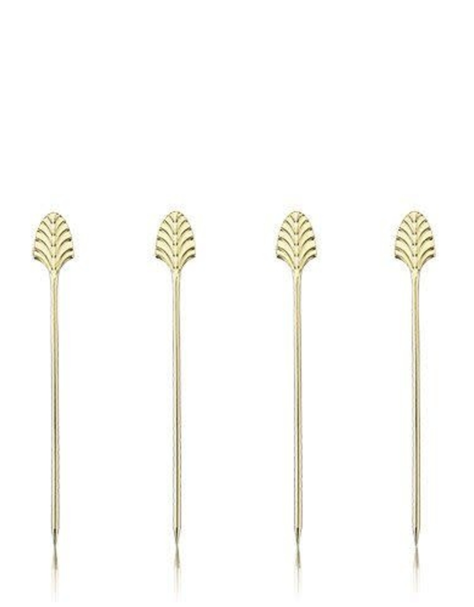 Gold Art Deco Cocktail Picks