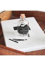 Apothecary Matches - Black & White