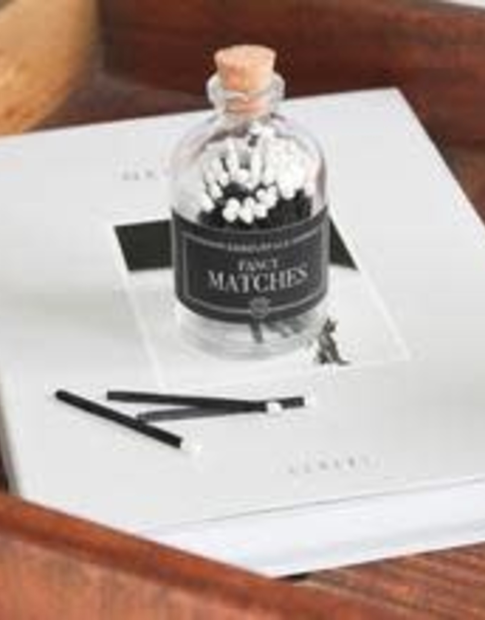 Apothecary Matches - Black & White