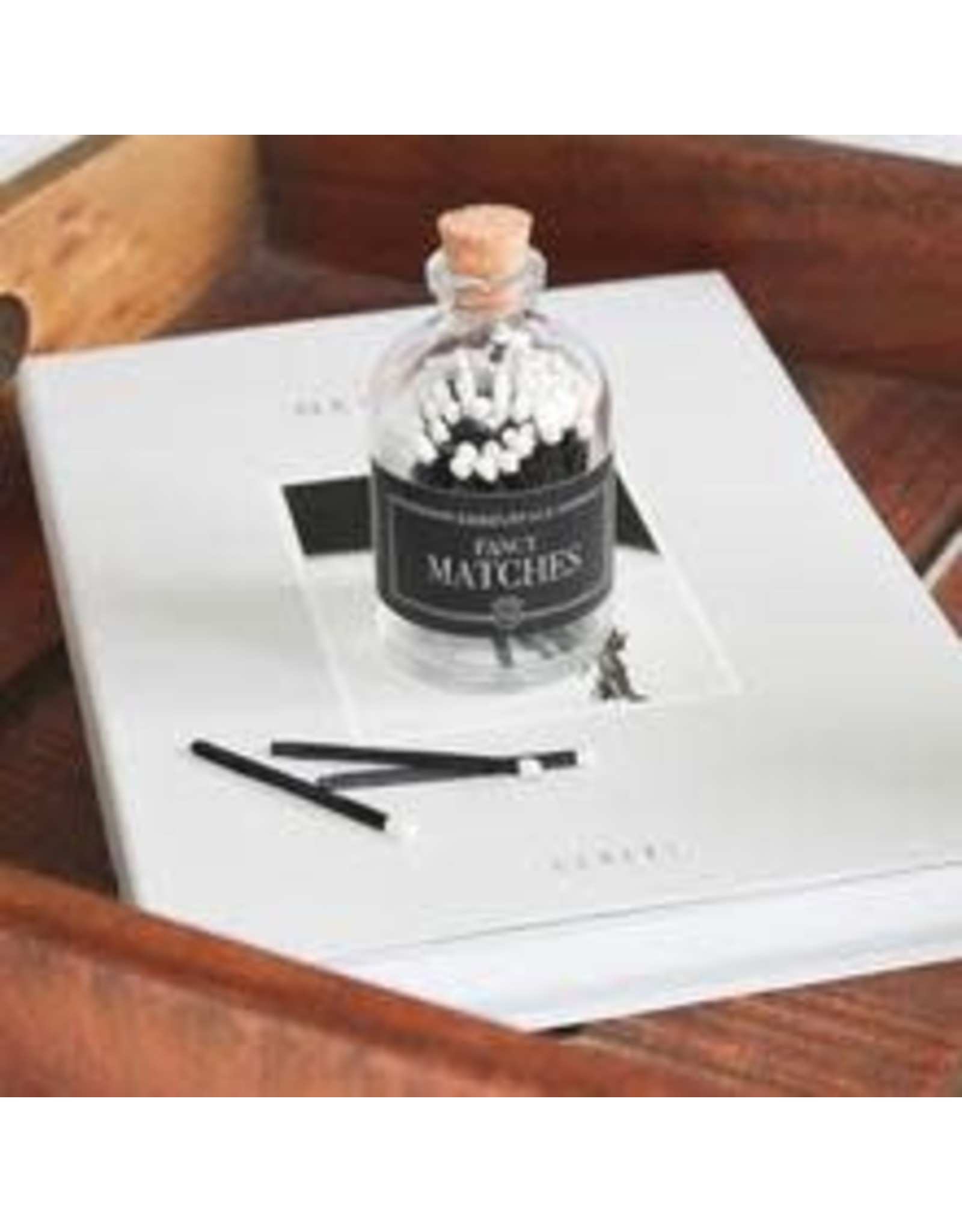 Apothecary Matches - Black & White