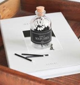 Apothecary Matches - Black & White