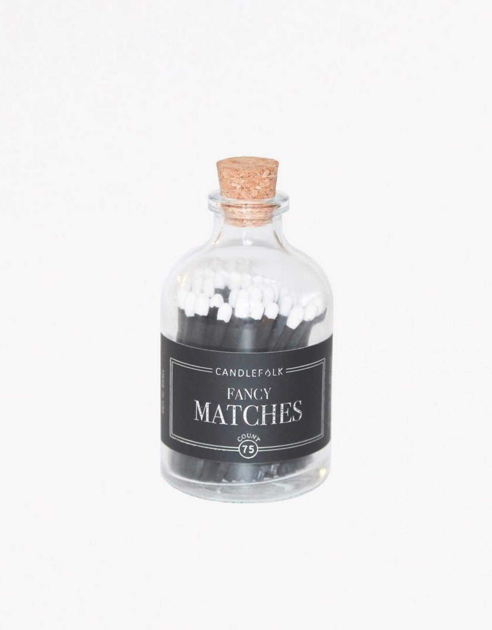 Apothecary Matches - Black & White