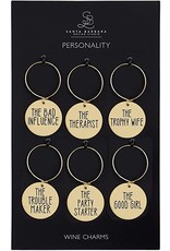 Personality Wine Charms