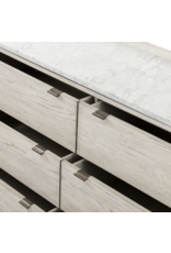 Viggo 6 Drawer Dresser-Vintage White Oak