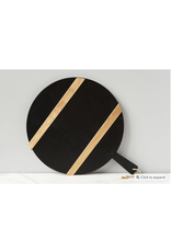 Black Round Mod Charcuterie Board -Medium