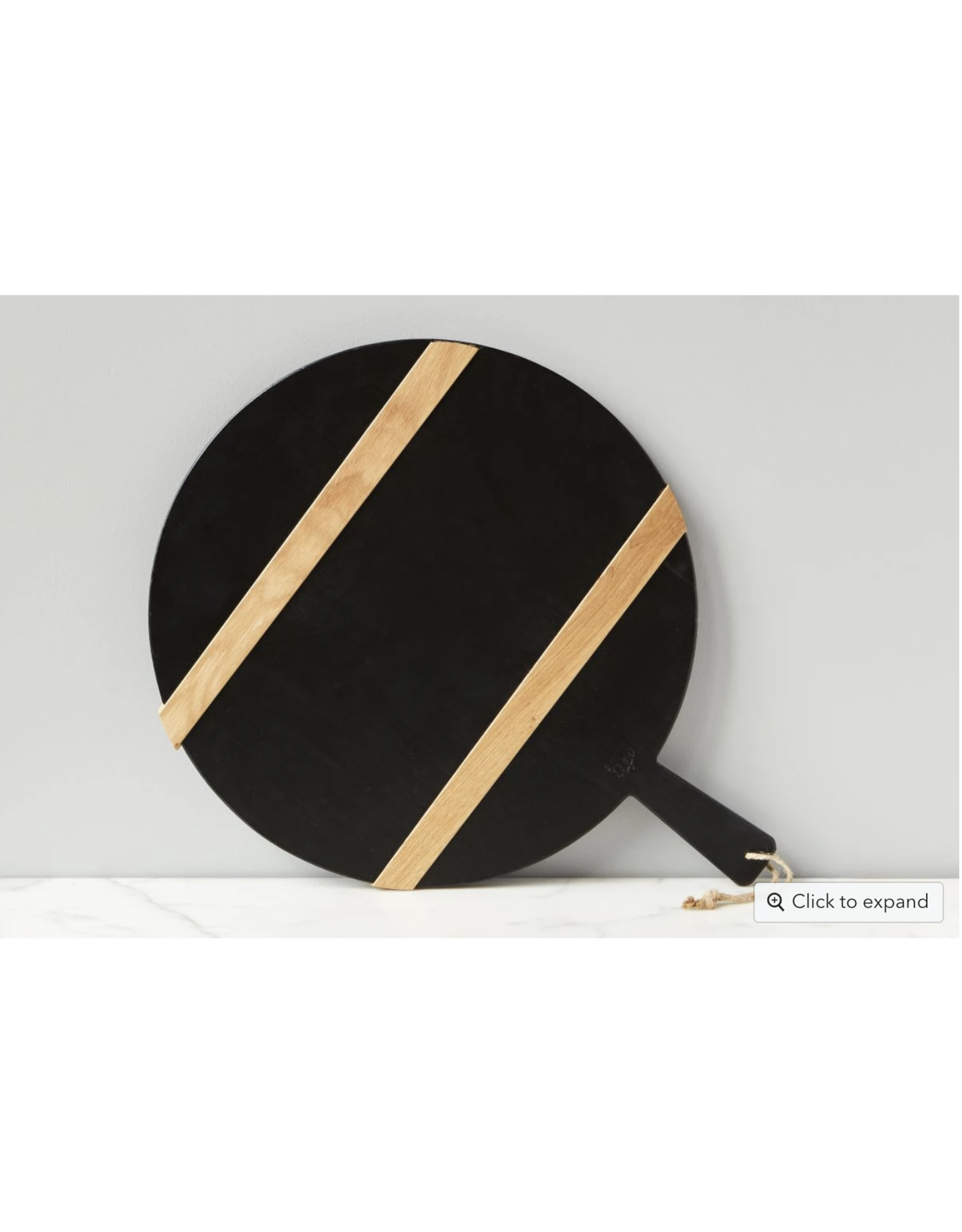 Black Round Mod Charcuterie Board -Medium