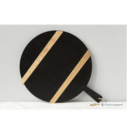 Black Round Mod Charcuterie Board -Medium