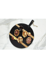 Black Round Mod Charcuterie Board -Medium
