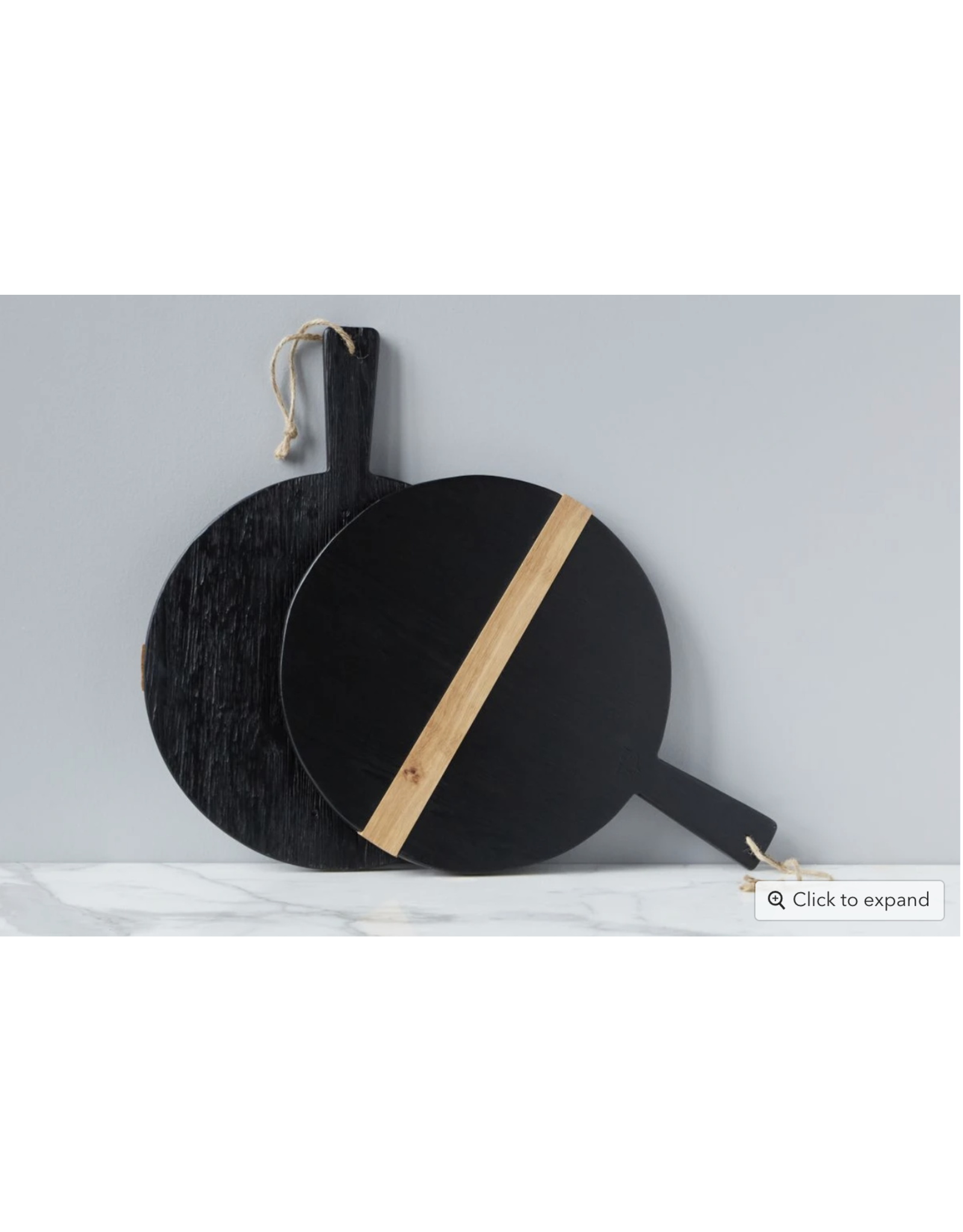Black Round Mod Charcuterie Board - Small