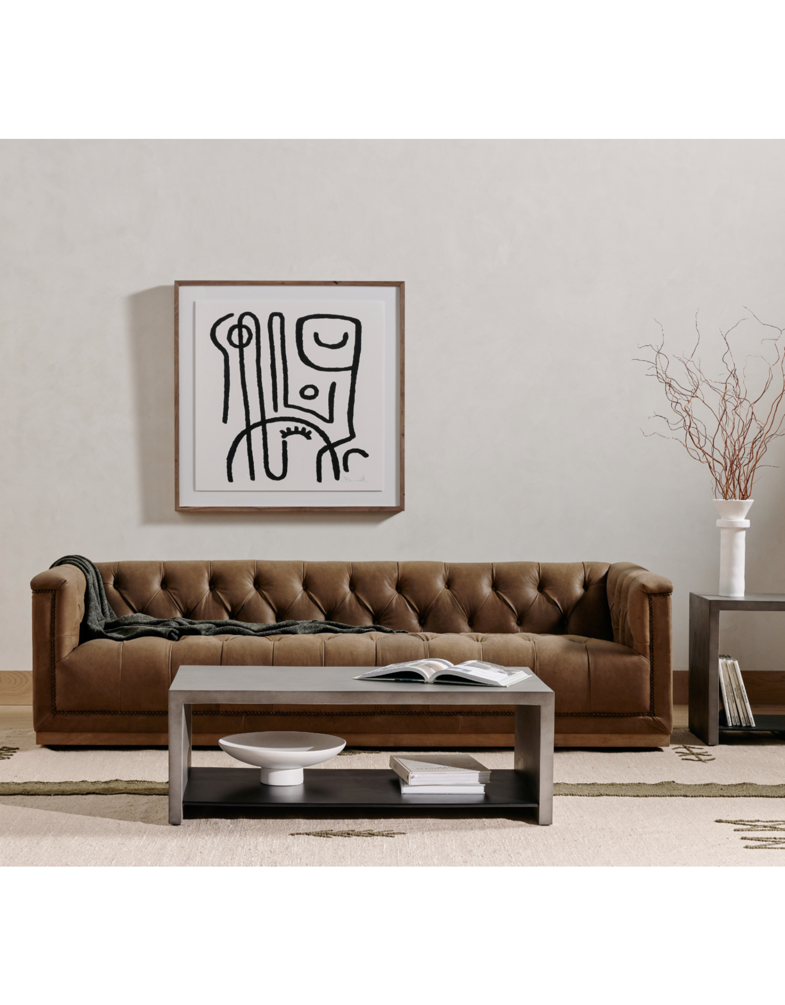 Hugo Coffee Table - Dark Grey