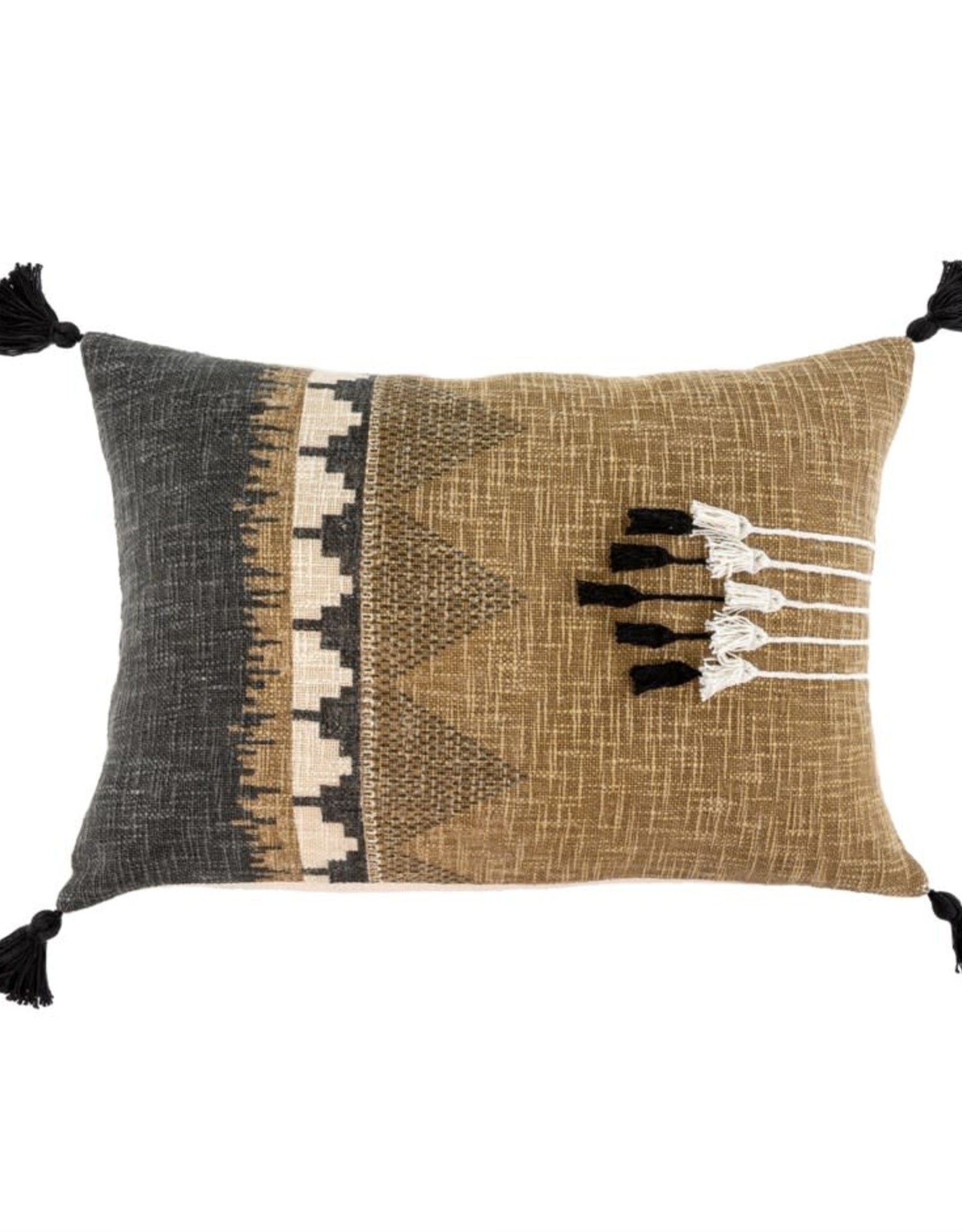 Osman Pillow Dark Sand - 16x24