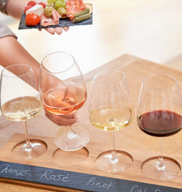 Acacia Wood Wine Flight Board