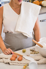 Black Ticking Apron