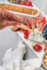 White Marble Cracker Dish