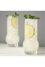 Deco Crystal Highball Glass