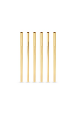Gold Low Ball Straws