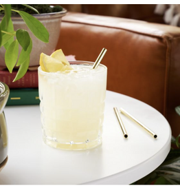 Gold Low Ball Straws
