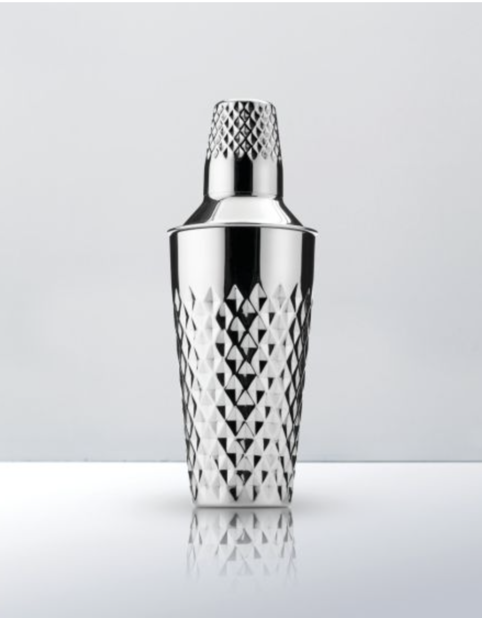 Stainless Faceted Cocktail Shaker