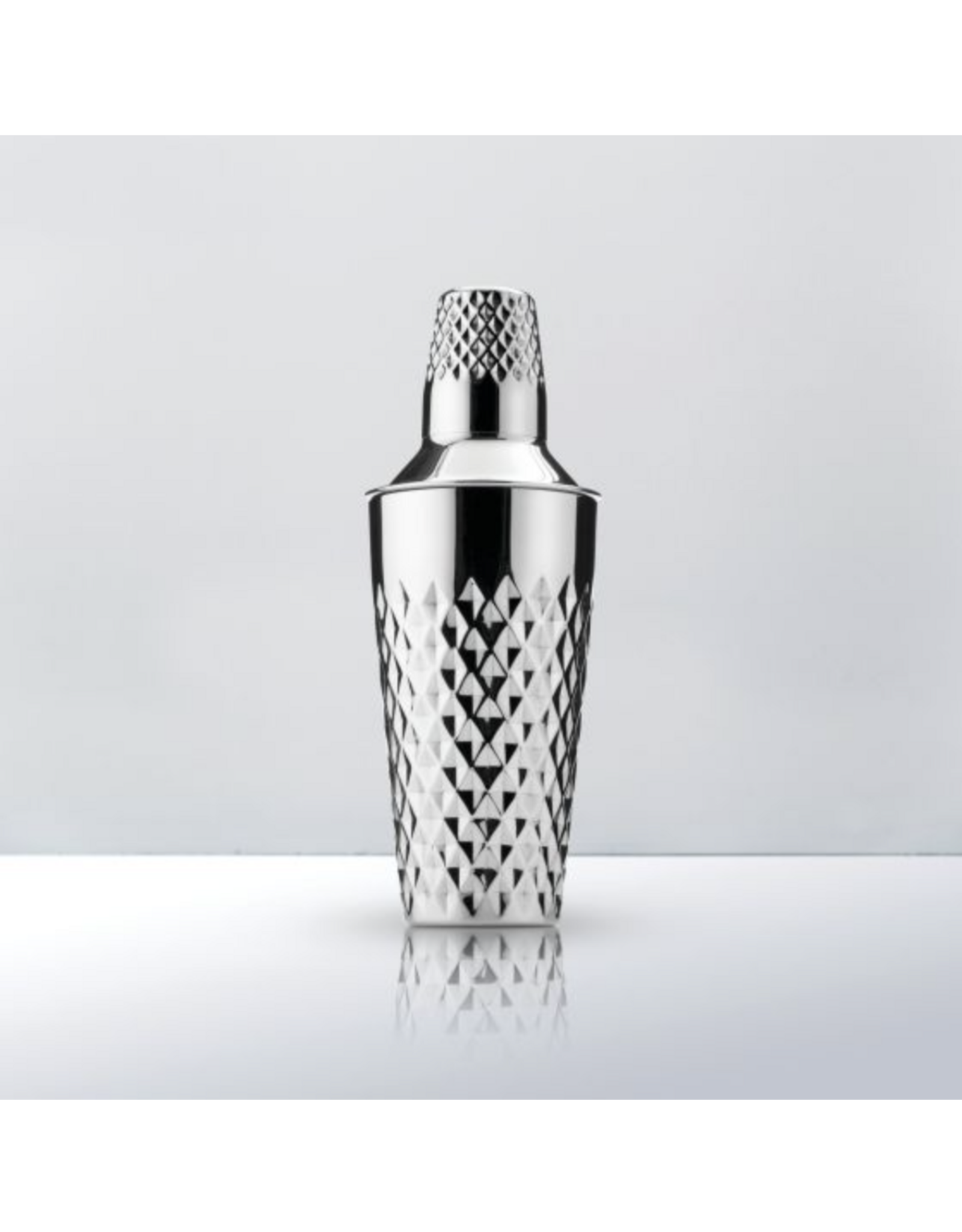 Stainless Faceted Cocktail Shaker