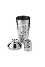 Stainless Faceted Cocktail Shaker