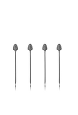 Gunmetal Deco Cocktail Picks