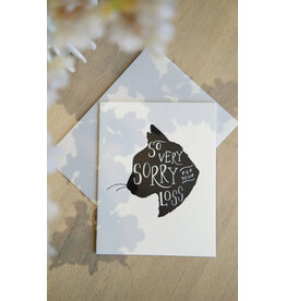 Sorry for your Loss Cat Card