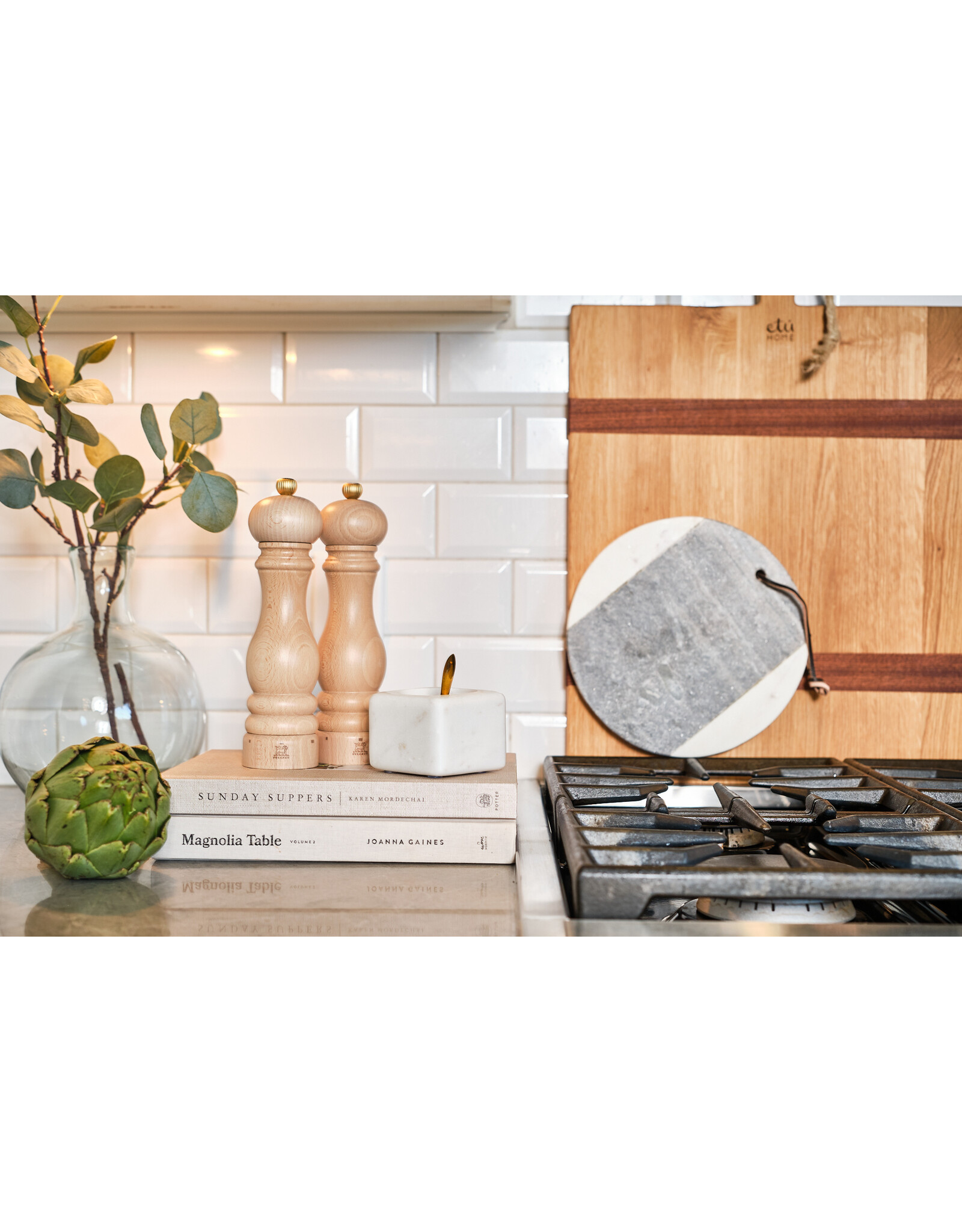 Round Marble Cheese/Cutting Board