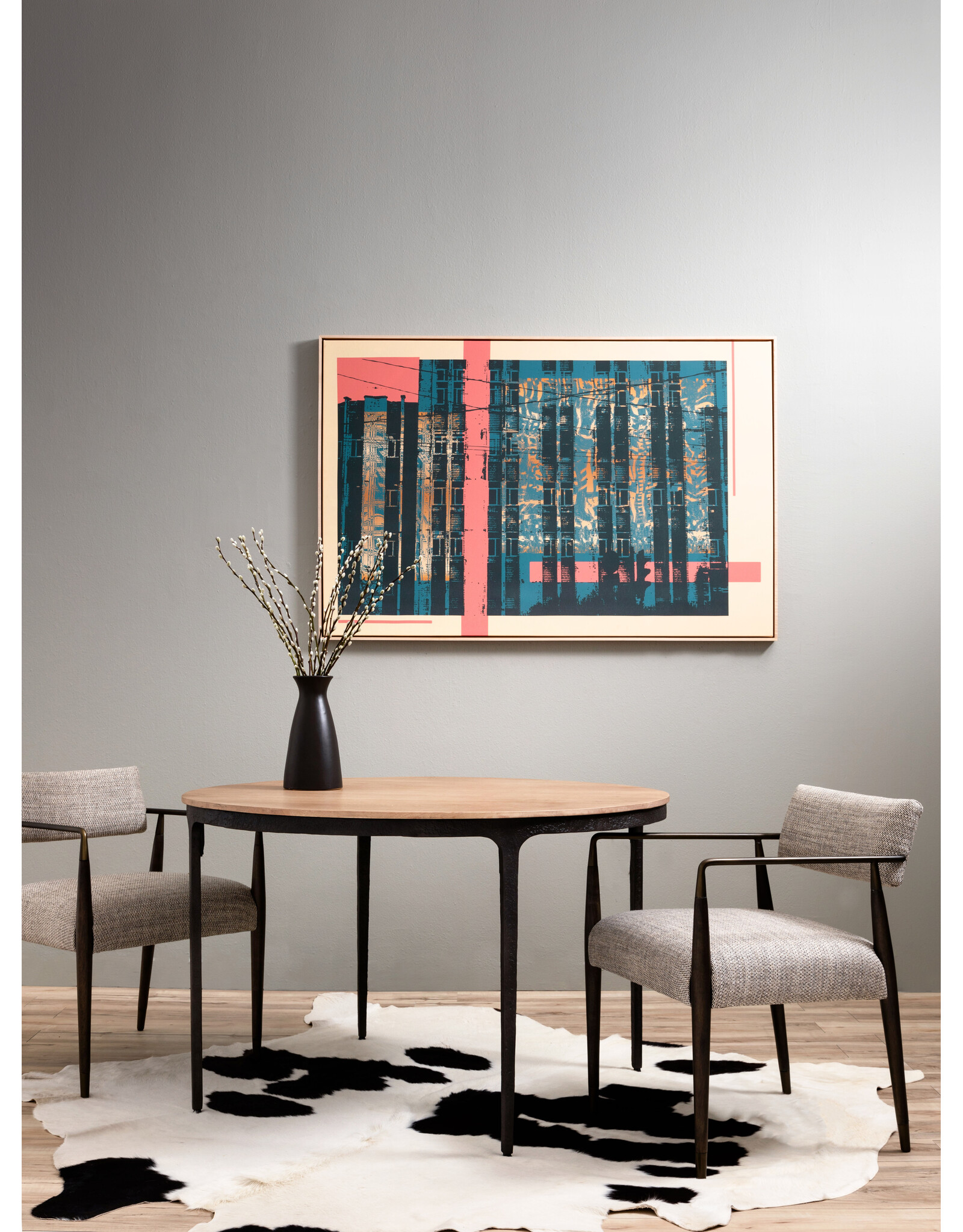 Waldon Dining Chair in Thames Coal