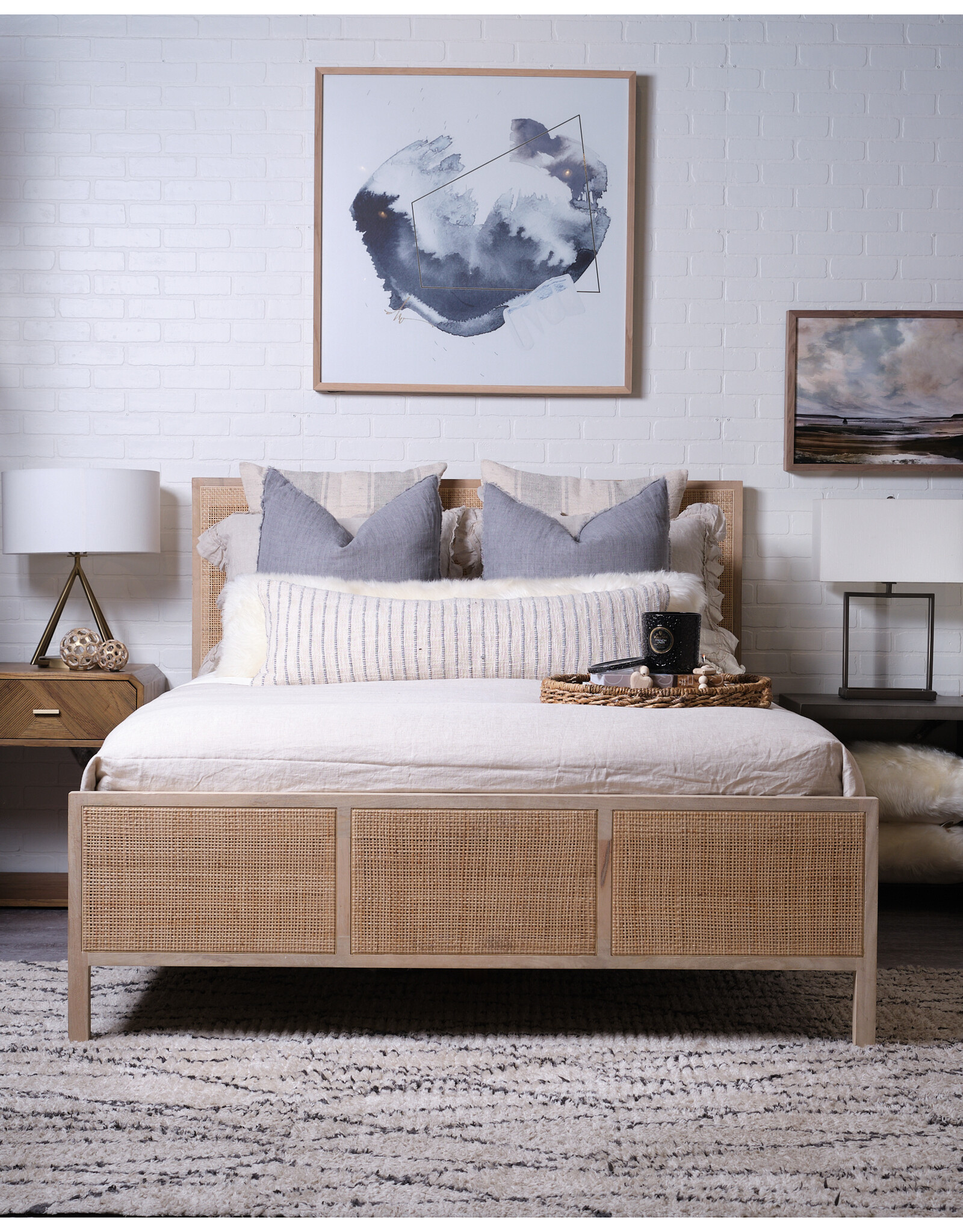 Sydney King Bed in Natural