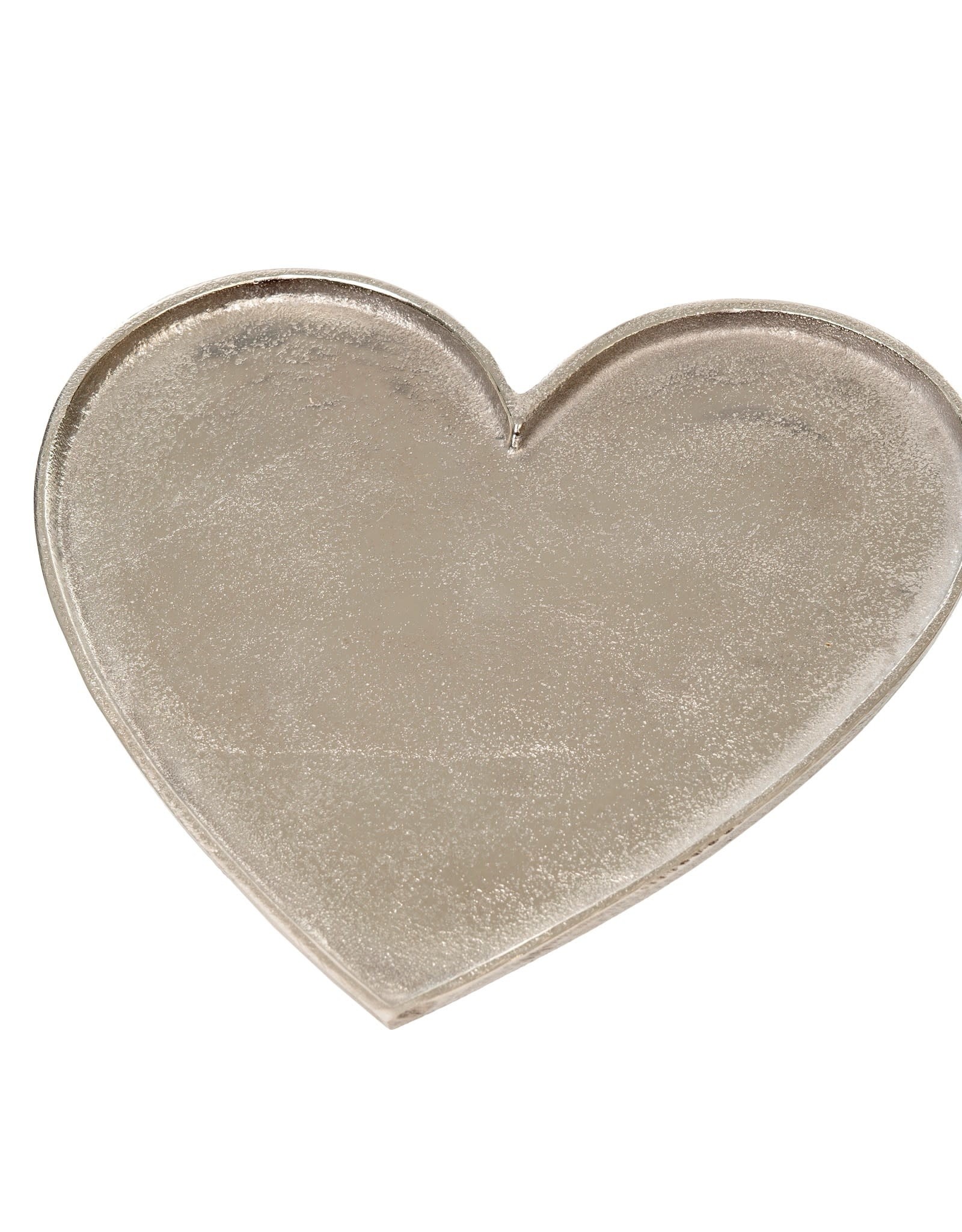 Silver Heart Platter, Medium