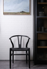 Frida Wishbone Dining Chair – Matte Black