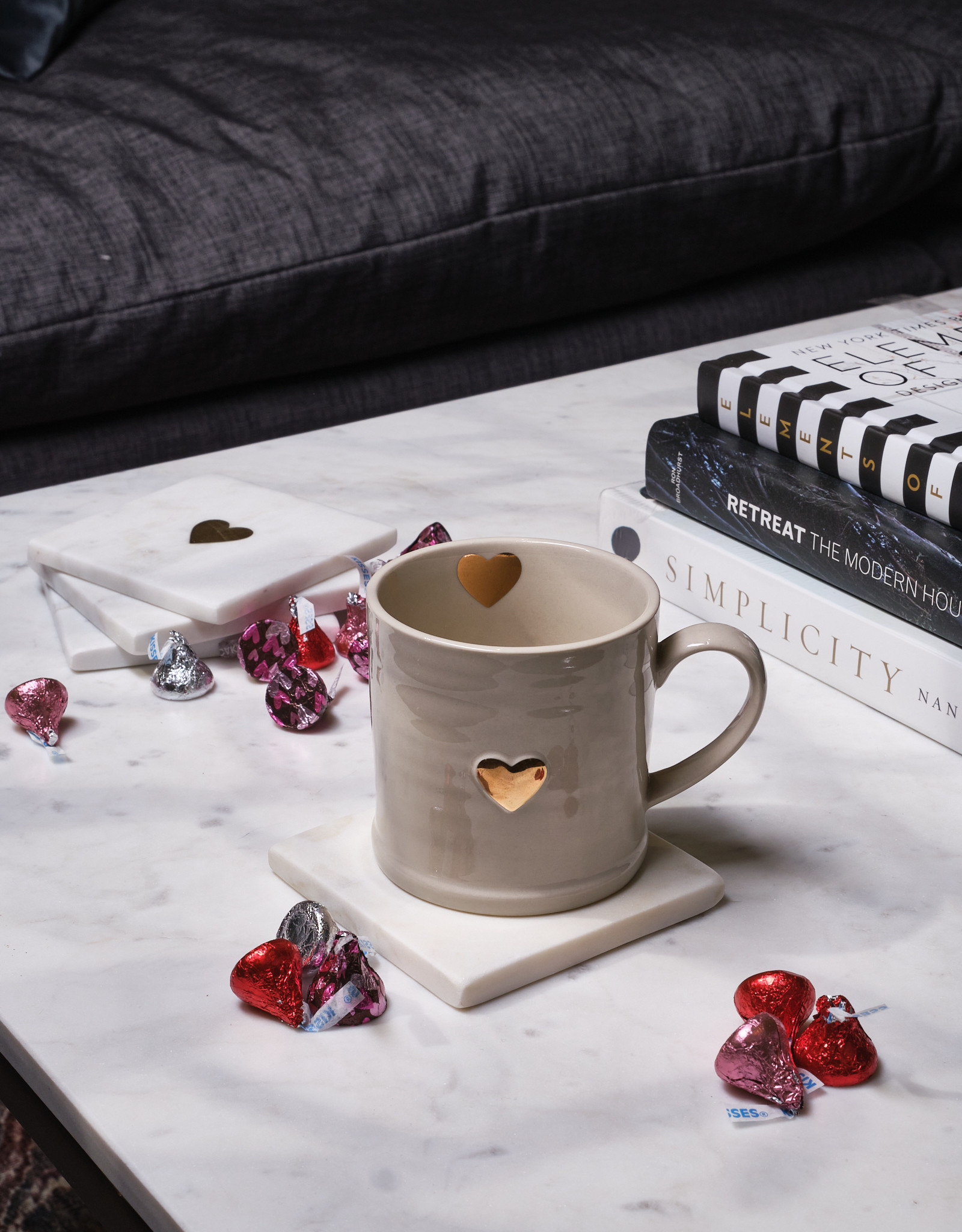 Indaba Sweetheart Mug, Gold