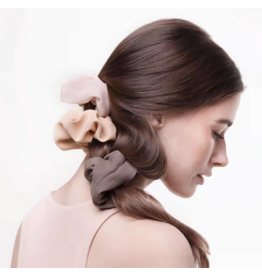 Crepe Scrunchie 5pc - Terra Cotta