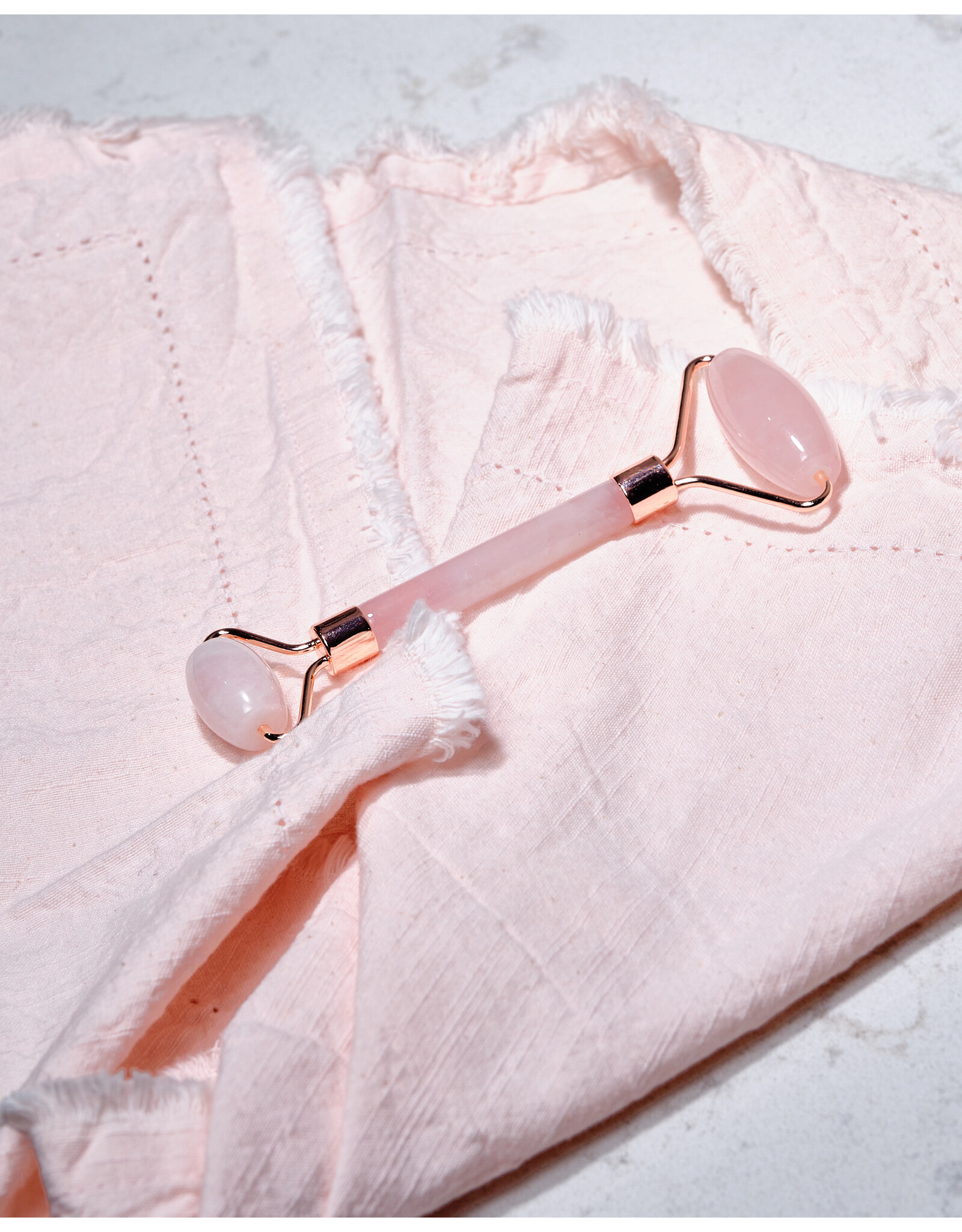 Rose Quartz Crystal Facial Roller